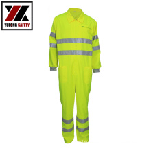 High visibility safety working uniform fluorescent traffic usage overall